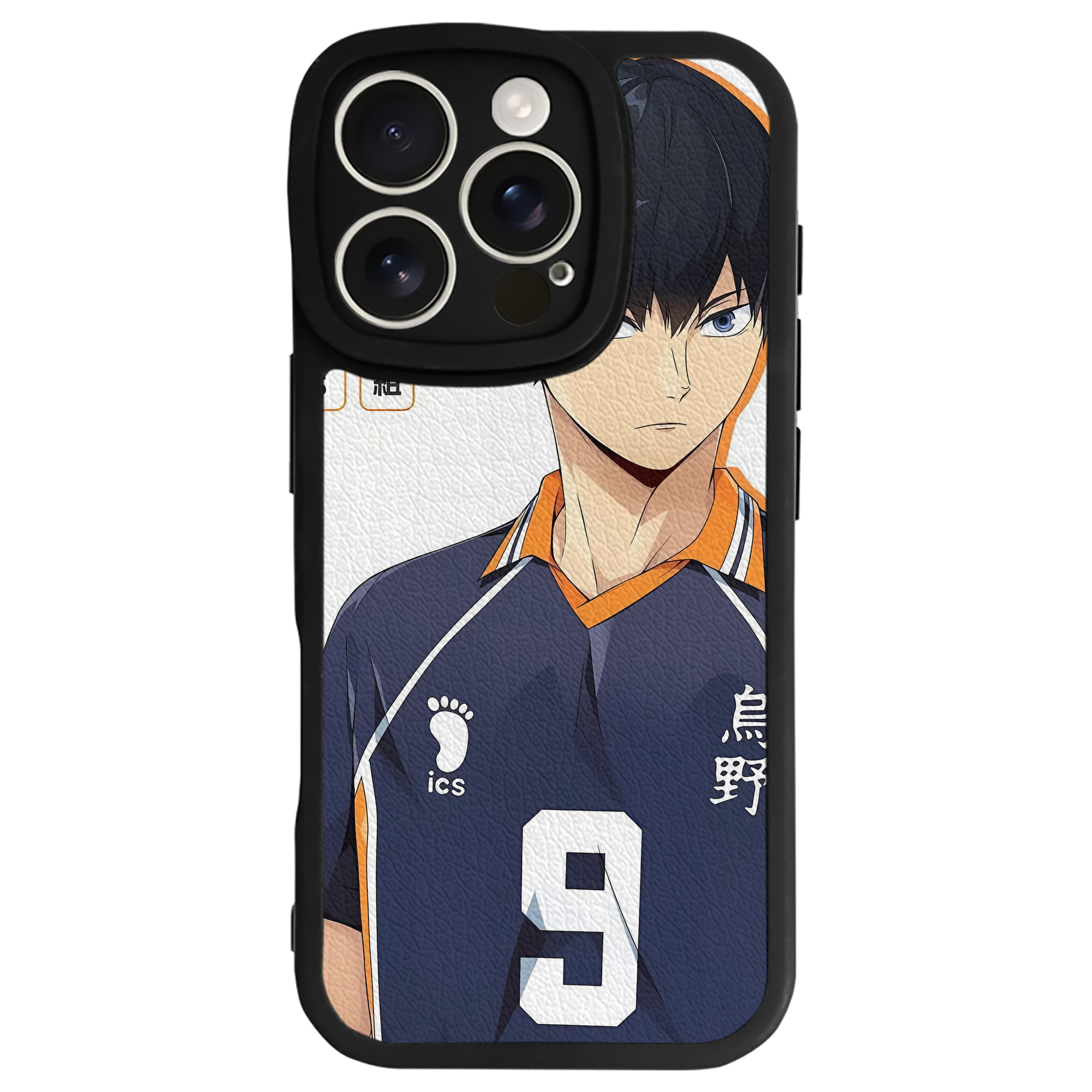 （画像用） ハイキュー!! Haikyu!! 【iPhone 16シリーズ対応】シリコンスマホケース（レザー調） 材質：シリコン